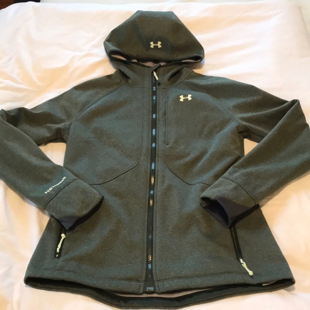 Under Armour fur lined soft shell jacket. Like new
